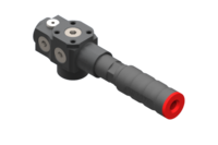 GIMATIC VACUUM EJ-SYS-MEDIUM-HF-2 VACUUM PUMP WITH HOLDER AND INTEGRATED SILENCER, G3/8" VACUUM PORT