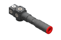 GIMATIC VACUUM EJ-SYS-LARGE-HV-2 VACUUM PUMP WITH HOLDER AND INTEGRATED SILENCER, G1/2" VACUUM PORT