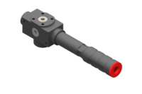 GIMATIC VACUUM EJ-SLG-MEDIUM-HV-3 VACUUM PUMP WITH HOLDER AND INTEGRATED SILENCER, G3/8" VACUUM PORT