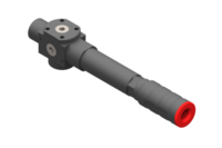 GIMATIC VACUUM EJ-SLG-LARGE-HV-3 VACUUM PUMP WITH HOLDER AND INTEGRATED SILENCER, G1/2" VACUUM PORT
