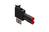 GIMATIC VACUUM EJ-MLG-LX2-HV-2 VACUUM PUMP, G3/4" VACUUM PORT, WITH ANALOG VACUUM GAUGE AND MOUNTING PLATE