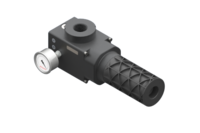 GIMATIC VACUUM EJ-CEN-LARGEX7-HF VACUUM PUMP WITH SILENCER AND ANALOG VACUUM GAUGE, G1" VACUUM PORT.
