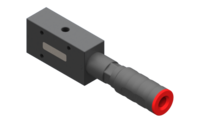 GIMATIC VACUUM EJ-BA-LARGE-LP-2 VACUUM PUMP WITH HOLDER AND INTEGRATED SILENCER, G1/2" VACUUM PORT