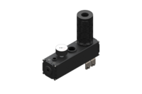 GIMATIC VACUUM EJ-CLS-LX4-HF-3 VACUUM PUMP WITH ANALOG VACUUM GAUGE, ATTACHMENT PLATE AND SILENCER, G3/4" VACUUM PORT
