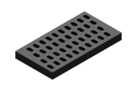 GIMATIC VACUUM SPARE EPDM FOAM, 4.72X7.87 IN., THICKNESS 0.79 IN., FINE PITCH