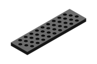 GIMATIC VACUUM SPARE EPDM FOAM, 4.72X15.75 IN., THICKNESS 0.79 IN., MEDIUM PITCH