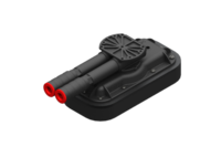 GIMATIC VACUUM VACUUM GRIPPING SYSTEM FOR BAGS, 9.64" X 4.92" X 2.76", WITH INTEGRATED 3-STAGE VACUUM GENERATOR, EPDM FOAM, THICKNESS 1.2"