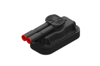 GIMATIC VACUUM VACUUM GRIPPING SYSTEM FOR BAGS, 9.64" X 4.92" X 3.54", WITH INTEGRATED 3-STAGE VACUUM GENERATOR, EPDM FOAM, THICKNESS 1.2"