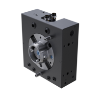 GIMATIC TOOL CHANGER "PNEUMATIC TOOL CHANGER, 35 KG PAYLOAD, J INTERFACE, INTEGRATED PNEUMATIC PASSTHROUGHS 2X G1/8"" AND 4X M5, PNP LOCK/UNLOCK SENSORS, ROBOT SIDE"