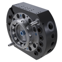 GIMATIC TOOL CHANGER "PNEUMATIC TOOL CHANGER, 300 KG PAYLOAD, J INTERFACE, INTEGRATED PNEUMATIC PASSTHROUGHS 5X G3/8"" AND 4X G1/2"", PNP LOCK/UNLOCK SENSORS, ROBOT SIDE"