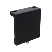 GIMATIC TOOL CHANGER PQC STORAGE UNIT VERTICAL PLATE, LARGE SIZE, BLANK INTERFACE