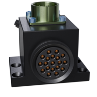 GIMATIC CABLE ELECTRICAL MODULE J INTERFACE, 19-PIN 5A/250VAC, MS QUICK-DISCONNECT CONNECTOR, INTEGRATED 90° CABLE M8X1 3-PIN FOR ENGAGED/RELEASED SENSOR, ROBOT SIDE