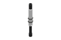 GIMATIC VACUUM ROTATIVE SUSPENSION WITH M14X1.5 THREADED BODY, STROKE 35 MM, G1/8, WITH 2 NUTS
