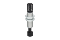 GIMATIC VACUUM NON-ROTATIVE SUSPENSION WITH M12X1 THREADED BODY, STROKE 10 MM, M5, WITH 2 NUTS