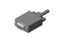GIMATIC CABLE CABLE WITH CONNECTOR, D-SUB 15-PIN VGA TYPE, FEMALE, LENGTH 1.5 METRES, 0/250 VAC, MAX 0.5 A