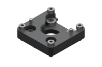 GIMATIC TOOL CHANGER FIXING FLANGE EQC05-A FOR ROBOTS WITH ISO 9409-1-40-4-M6 INTERFACE. SCREWS, SLEEVES AND CENTERING PINS INCLUDED
