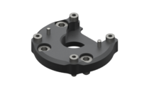 GIMATIC TOOL CHANGER FIXING FLANGE EQC05-A FOR ROBOTS WITH ISO 9409-1-50-4-M6 INTERFACE. SCREWS, SLEEVES AND CENTERING PINS INCLUDED