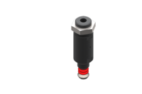GIMATIC GRIPPER EXPANSION MICRO GRIPPER, SILICONE, SIZE 7 MM, M5, THREADED SHANK M10X1, 4.5/8 BAR, WITH NUT