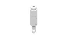 GIMATIC GRIPPER SILICONE EXPANSION GRIPPER, SIZE 8 MM, WITH M3 SIDE FEEDING AND M5 THROUGH HOLE, 4.5/8 BAR