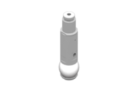 GIMATIC GRIPPER SILICONE EXPANSION GRIPPER, SIZE 20 MM, WITH M5 SIDE FEEDING AND M5 THROUGH HOLE, 4.5/8 BAR