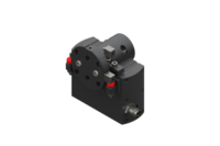 GIMATIC ROTARY UNIT ELECTRIC ROTARY ACTUATOR, 180°/90°, 24VDC, 6 W, PNP, M8 3-PIN, PEAK 0.9A, SERVO DC MOTOR WITH BUILT-IN CONTROLLER, MAX. 0.60 HZ AT 30°C, IP54, WITH BUSHINGS