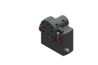 GIMATIC ROTARY UNIT ELECTRIC ROTARY ACTUATOR, 180°/90°, 24VDC, 11 W, PNP, M8 3-PIN, PEAK 1.2A, SERVO DC MOTOR WITH BUILT-IN CONTROLLER, MAX. 0.91 HZ AT 30°C, IP54, WITH BUSHINGS