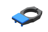 GIMATIC GRIPPER STOPPER FOR OFR GRIPPERS, DIAMETER 30 MM, WITH SCREWS