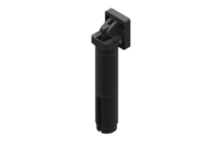 GIMATIC ROTARY UNIT DOUBLE-ACTING PNEUMATIC TILT UNIT FOR SMALL EOATS, DIAMETER 30 MM, 2/8 BAR, M5, SENSOR SLOTS