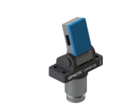 GIMATIC GRIPPER ONE-FINGER PNEUMATIC GRIPPER FOR CLAMPING, DIAMETER 20 MM, 2/8 BAR, M5, HNBR PAD