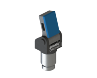 GIMATIC GRIPPER ONE-FINGER PNEUMATIC GRIPPER FOR CLAMPING, DIAMETER 20 MM, 2/8 BAR, M5, HNBR PAD