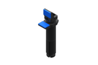 GIMATIC GRIPPER ONE-FINGER ANGULAR PNEUMATIC GRIPPER FOR CLAMPING, DIAMETER 30 MM, 2.5/8 BAR, M5, STOPPER WITH HNBR PAD, WITH SENSOR SEAT