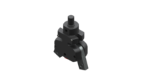 GIMATIC GRIPPER ROCKING SELF-CENTRING PNEUMATIC GRIPPER, 2 JAWS, 2/8 BAR, M5