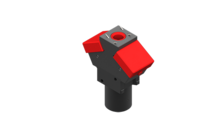 GIMATIC GRIPPER SELF-CENTRING PNEUMATIC NEEDLE GRIPPER, THROUGH HOLE, 4 NEEDLES, 3/8 BAR, M5
