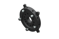 GIMATIC GRIPPER PNEUMATIC QUICK CHANGER, -1/6 BAR, GRIPPER SIDE, BUILT-IN FLANGE, WITH SCREWS AND NUTS