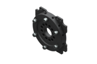 GIMATIC GRIPPER PNEUMATIC QUICK CHANGER, -1/6 BAR, GRIPPER SIDE, BUILT-IN FLANGE, WITH SCREWS AND NUTS