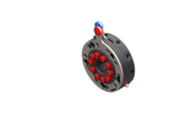 GIMATIC TOOL CHANGER PNEUMATIC QUICK CHANGER, -1/6 BAR, ROBOT SIDE, WITH SAFETY VALVE