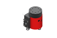 GIMATIC ROTARY UNIT 3-POSITION PNEUMATIC ROTARY ACTUATOR, 2/8 BAR, M5