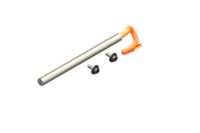 GIMATIC CABLE CARTRIDGE HEATER 0.25 IN. X 3.35 IN., CABLE LENGTH 49.21 IN., 120W, 230V, THERMOCOUPLE TYPE K