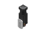 GIMATIC ROTARY UNIT PNEUMATIC TILT UNIT FOR EOAT, 90-DEGREE ROTATION, ADJUSTABLE STROKE END STOPPER, SAFETY LOCK, OPTIONAL MAGNETIC SENSOR, 2-8BAR, G1/4