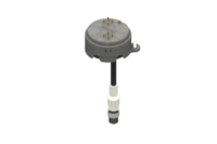 GIMATIC TOOL CHANGER ELECTRICAL MODULE FOR EQC20 FOR UR ROBOT, 1 8-PIN STRAIGHT MALE CONNECTOR, SIDE B, 8 SELF-CLEANING SPRING CONTACTS.
