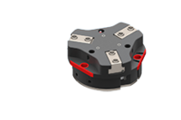 GIMATIC GRIPPER PARALLEL SELF-CENTRING PNEUMATIC GRIPPER, 3 JAWS, NORMALLY CLOSED, 3/8 BAR, M4/G1/8