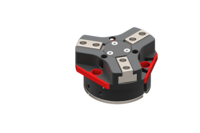 GIMATIC GRIPPER PARALLEL SELF-CENTRING PNEUMATIC GRIPPER, 3 JAWS, 1.5/8 BAR, M2/M3