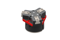 GIMATIC GRIPPER PARALLEL SELF-CENTRING PNEUMATIC GRIPPER, 3 JAWS, NORMALLY CLOSED, 3.5/8 BAR, M2/M5
