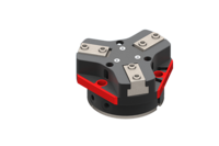 GIMATIC GRIPPER PARALLEL SELF-CENTRING PNEUMATIC GRIPPER, 3 JAWS, 1.5/8 BAR, M2/M5