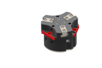 GIMATIC GRIPPER PARALLEL SELF-CENTRING PNEUMATIC GRIPPER, 3 JAWS, NORMALLY CLOSED, 3.5/8 BAR, M3/G1/8