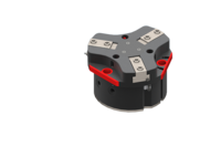 GIMATIC GRIPPER PARALLEL SELF-CENTRING PNEUMATIC GRIPPER, 3 JAWS, NORMALLY OPEN, 3.5/8 BAR, M4/G1/8