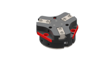 GIMATIC GRIPPER PARALLEL SELF-CENTRING PNEUMATIC GRIPPER, 3 JAWS, 1.5/8 BAR, M4/G1/8