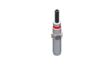 GIMATIC VACUUM NON-ROTATIVE TELESCOPIC SUSPENSION AND M16X1 THREADED BODY, STROKE 20 MM, M5 THREAD, 2 NUTS, FOR VACUUM