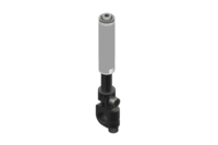 GIMATIC VACUUM NON-ROTATIVE SUSPENSIONS WITH ADJUSTABLE CLAMP, SHANK DIAMETER 14 MM, CLAMP DIAMETER 10 MM, STROKE 20 MM