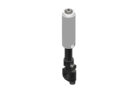 GIMATIC VACUUM NON-ROTATIVE SUSPENSIONS WITH ADJUSTABLE CLAMP, SHANK DIAMETER 20 MM, CLAMP DIAMETER 10 MM, STROKE 25 MM